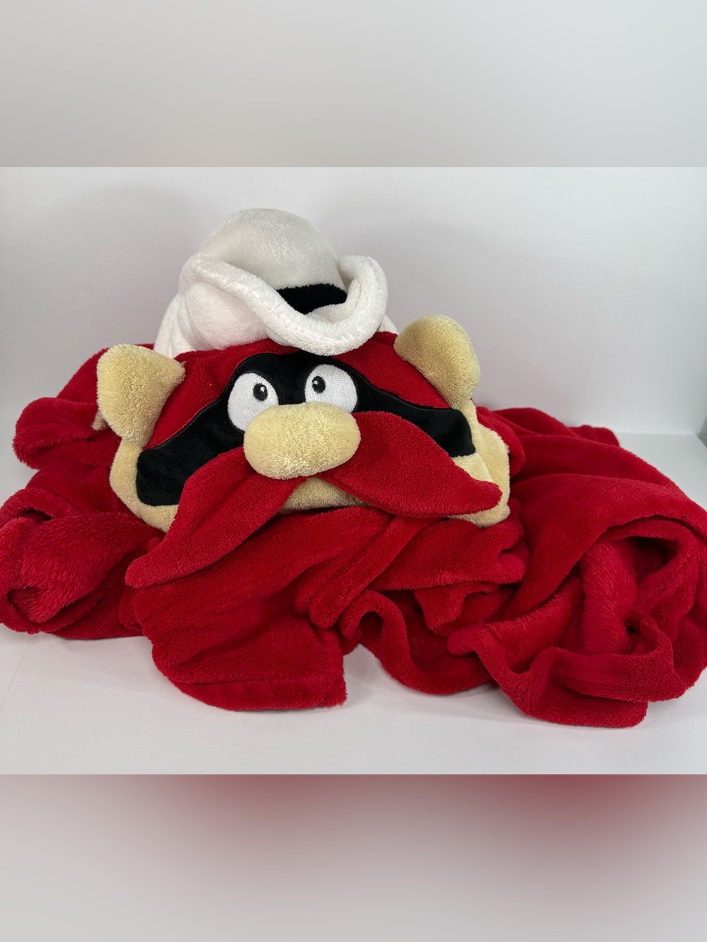 Texas Tech University Raider Red Hooded Throw Blanket 46x36 Mascot Wear 2013 Fan